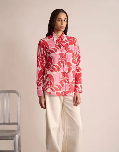 Ines De La Fressange Chemise Maureena En Coton In Multi