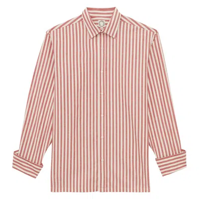 Ines De La Fressange Chemise Nova En Coton Rouge