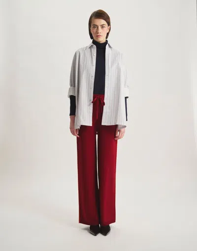 Ines De La Fressange Chemise Nova En Coton In White