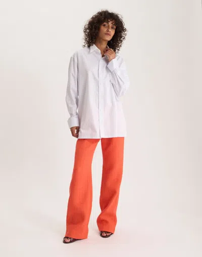 Ines De La Fressange Chemise Nova En Coton In White