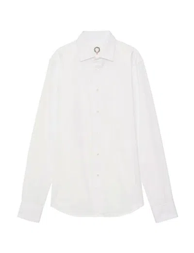 Ines De La Fressange Chemise Pour Homme Julien Blanche