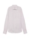 Ines De La Fressange Chemise Pour Homme Julien Rayée In Purple