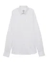 Ines De La Fressange Chemise Pour Homme Olivier Blanche À Fines Rayures In White