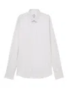 Ines De La Fressange Chemise Pour Homme Olivier Blanche À  Rayures Bleues In White