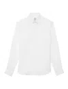 Ines De La Fressange Chemise Pour Homme Olivier Blanche En Lin In White