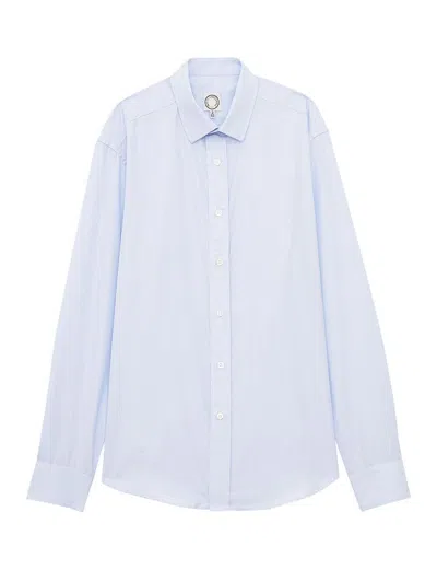 Ines De La Fressange Chemise Pour Homme Olivier Bleu Ciel In Blue