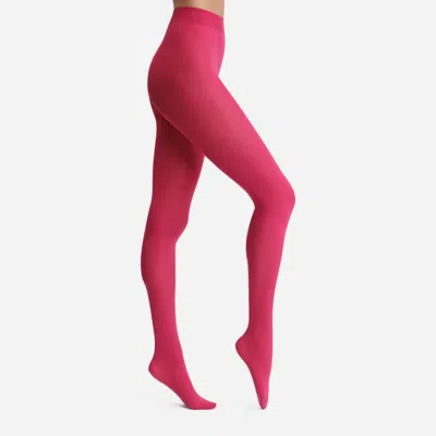 Ines De La Fressange Collant Opaque Dim X  In Pink
