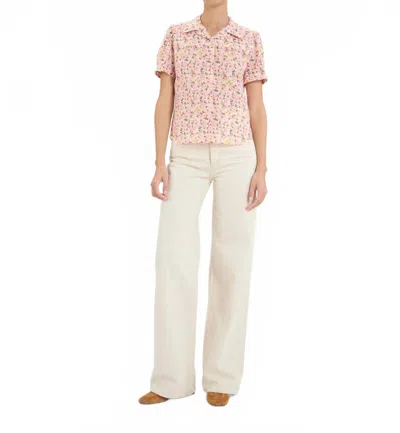 Ines De La Fressange Constance Shirt In Flower Multico