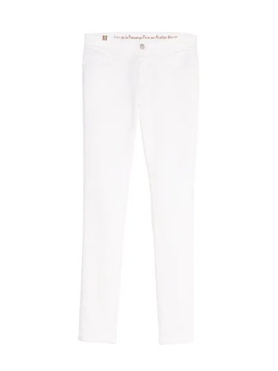 Ines De La Fressange Denim Bamboo Blanc In White