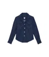 Ines De La Fressange Chemise Evana Bleu Denim In Blue
