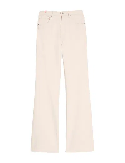 Ines De La Fressange Jean Jane Écru Coupe Flare