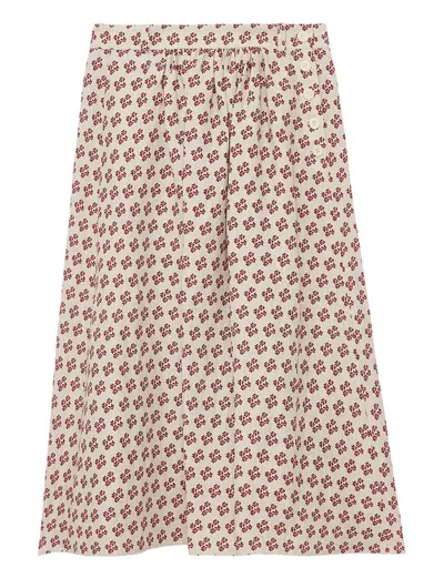 Ines De La Fressange Jupe Alix En Lin In Multi