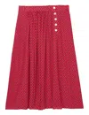 Ines De La Fressange Jupe Alix Rose In Red