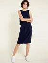 Ines De La Fressange Jupe Celeste Bleu