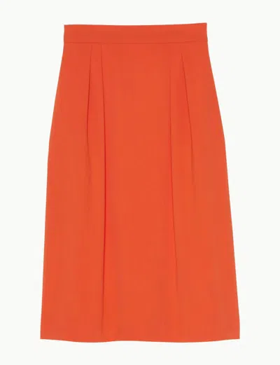 Ines De La Fressange Jupe Celeste Orange