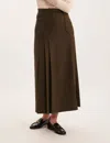 Ines De La Fressange Jupe Leila Kaki
