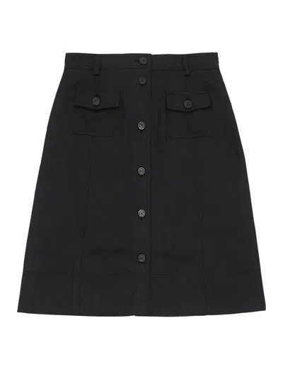 Ines De La Fressange Jupe Rachel In Black