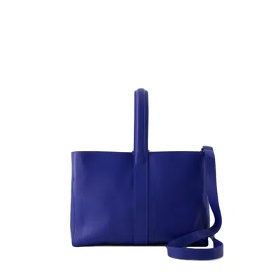 Ines De La Fressange Leonore Bag - Leather - Blue Cobalt