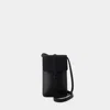 Ines De La Fressange Leonore Schultertasche -  - Leder - Schwarz
