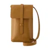 Ines De La Fressange Logo Shoulder Bag In Brown