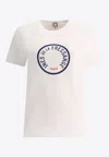 Ines De La Fressange Logo-printed Crewneck T-shirt In White