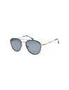 Ines De La Fressange Lunettes De Soleil Garance Bleu Or In Gray