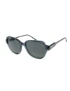 Ines De La Fressange Lunettes De Soleil Léa Bleues In Gray