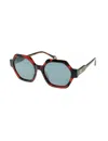 Ines De La Fressange Lunettes De Soleil Marion Rouges Écailles