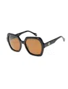 Ines De La Fressange Lunettes De Soleil Monica Brunes Marbrées In Brown