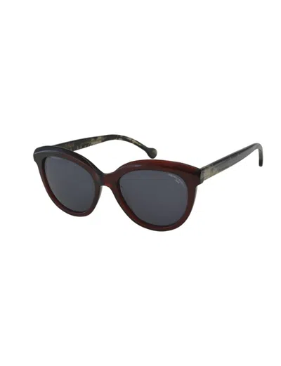 Ines De La Fressange Lunettes Noémie Cristal Rouge In Black