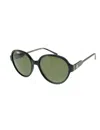 Ines De La Fressange Lunettes Solaires Justine Noires In Green