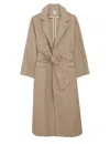 Ines De La Fressange Manteau Greta Beige In Brown