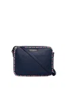 Ines De La Fressange Marcia Hand Bag Bleu Marine In Blue