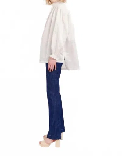 Ines De La Fressange Maryange Loose-fitting Shirt In White