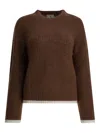 Ines De La Fressange Mohair Round Neck Knitwear In Multi