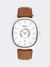 Ines De La Fressange Montre Grande Colorama Camel Kelton X  Paris In Brown