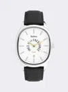 Ines De La Fressange Montre Grande Colorama Noir Kelton X  Paris In Black