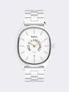 Ines De La Fressange Montre Grande Colorama Silver Kelton X  Paris In Metallic
