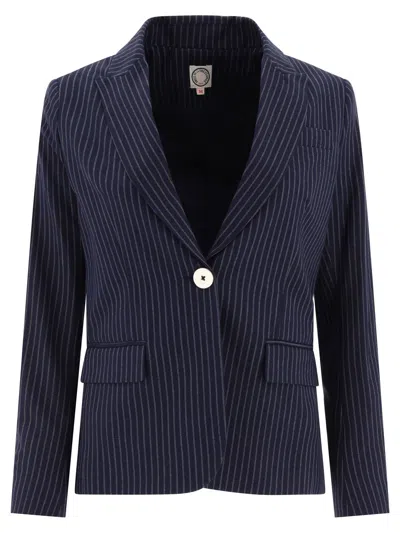 Ines De La Fressange Nicoletta Jackets Blue In Navy