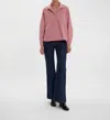 Ines De La Fressange Noa Shirt In Red And White Gingham In Multi