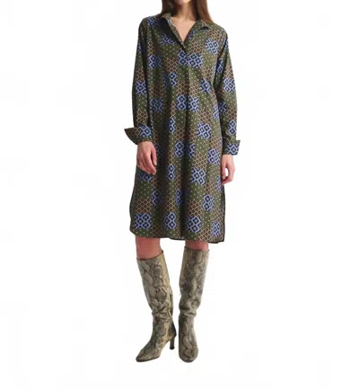 Ines De La Fressange Noella Dress In Floral Patchwork In Multi