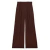 Ines De La Fressange Pantalon À Pinces Marlène In Brown