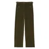 Ines De La Fressange Pantalon À Pinces Piotr En Coton In Green