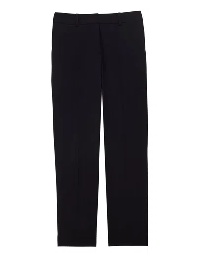 Ines De La Fressange Pantalon Audrey Marine Laine Fine