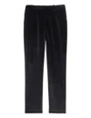 Ines De La Fressange Pantalon Audrey Noir Velours In Black