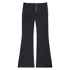 Ines De La Fressange Pantalon Charlotte En Coton In Black