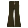 Ines De La Fressange Pantalon Charlotte En Coton In Green