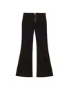 Ines De La Fressange Pantalon Charlotte En Velours Milleraies Marron In Brown