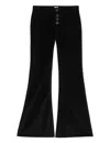 Ines De La Fressange Pantalon Charlotte Noir En Coton In Black