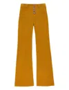 Ines De La Fressange Pantalon Charlotte Ocre In Orange